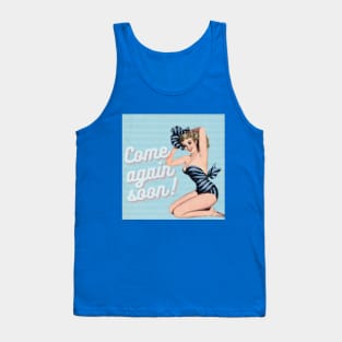 come again soon vintage poster Tank Top